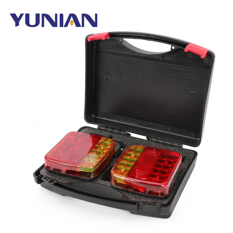 Magnetic Wireless LED Truck Tail Light Trailer Rear Taillight Signal Warning Brake Light Lamp For Caravan RV Camper Lorry Truck