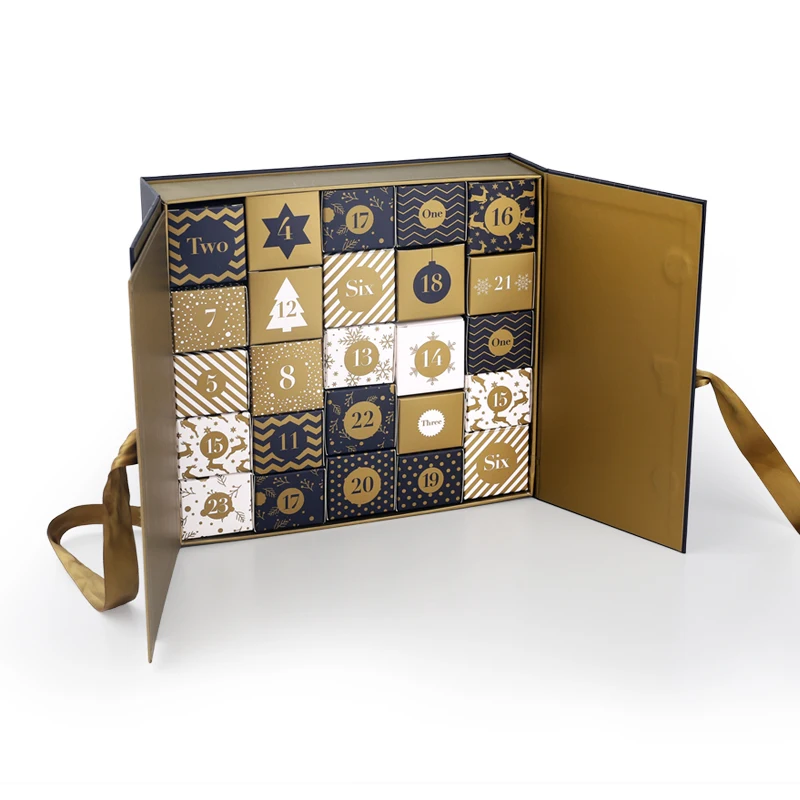 calendar christmas box empty chocolate calendars packaging christmas calendar advent gifts