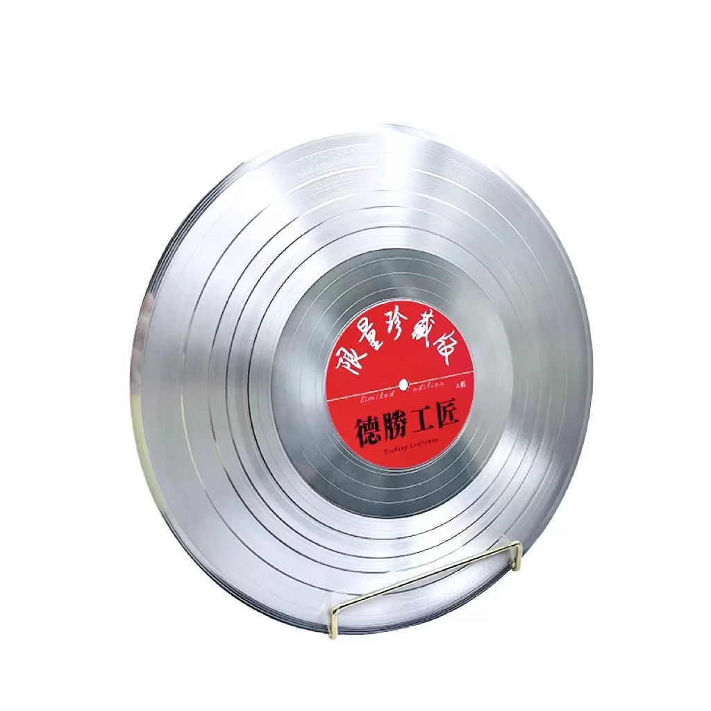 Виниловый диск Lp с серебряной репликацией и печатью 7 \