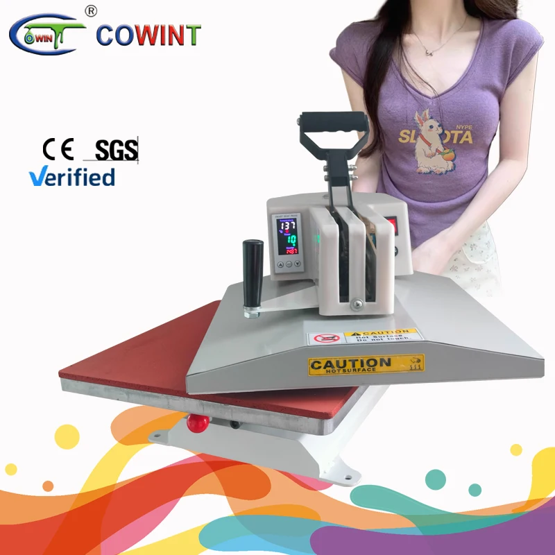 cowint Auto Best-selling heat press machine Factory direct commercial Manual heat press machine 38x38cm for wholesale