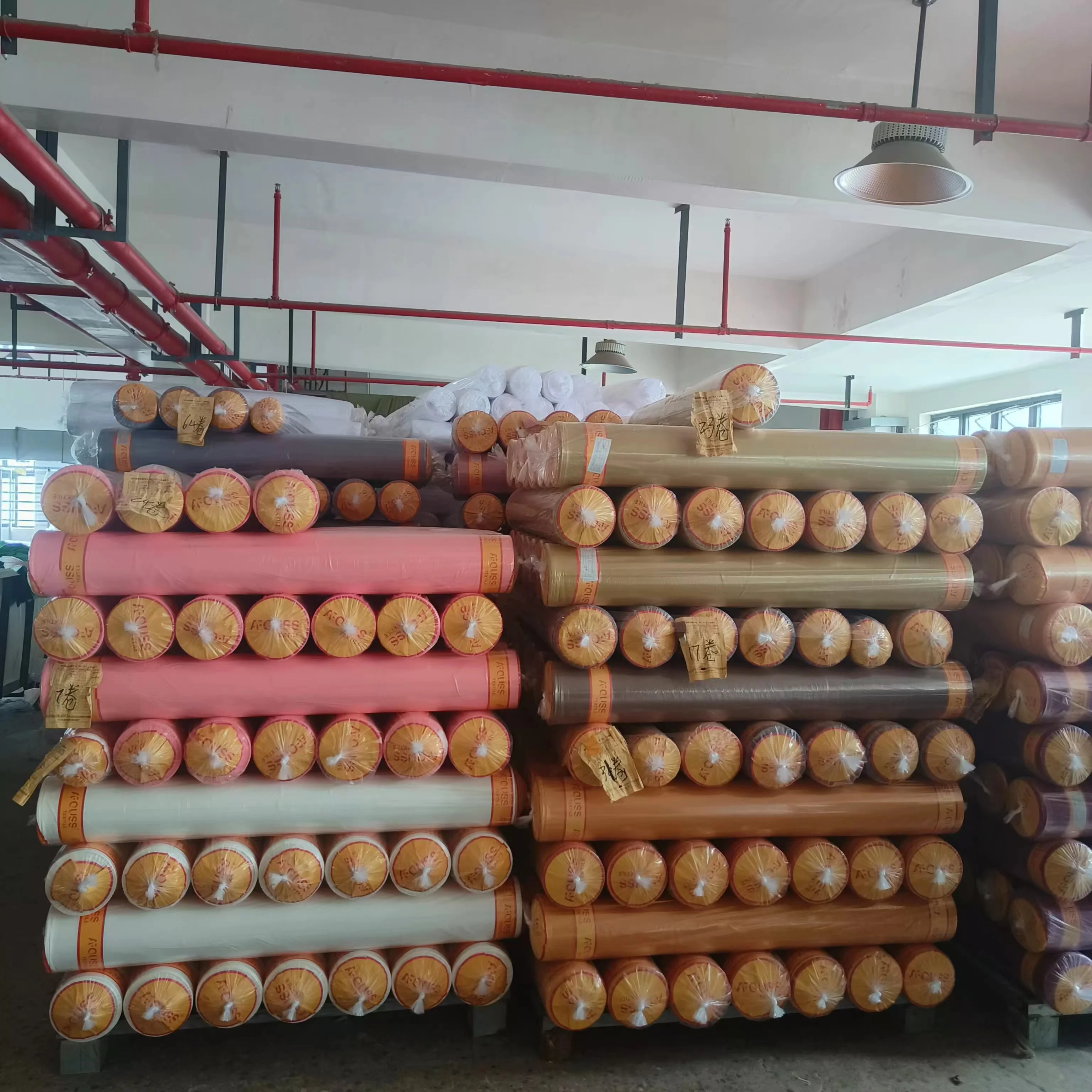 Changxing Texture 100%Polyester woven plain dyed Fabric Bed Sheet Home Textile fabric in rolls