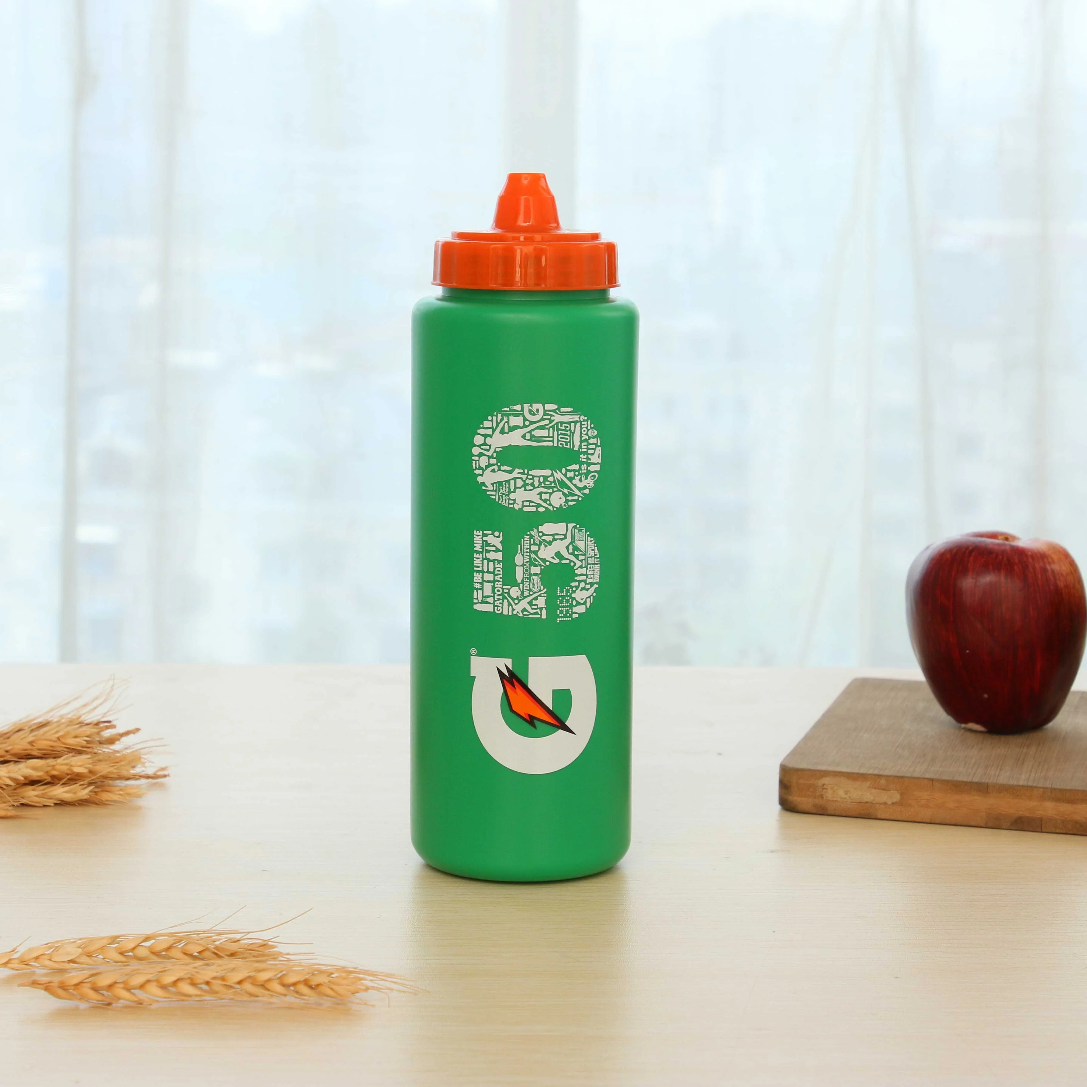 Food grade plastic sport drinking bottle gatorade BPA free  bicycle water bottle