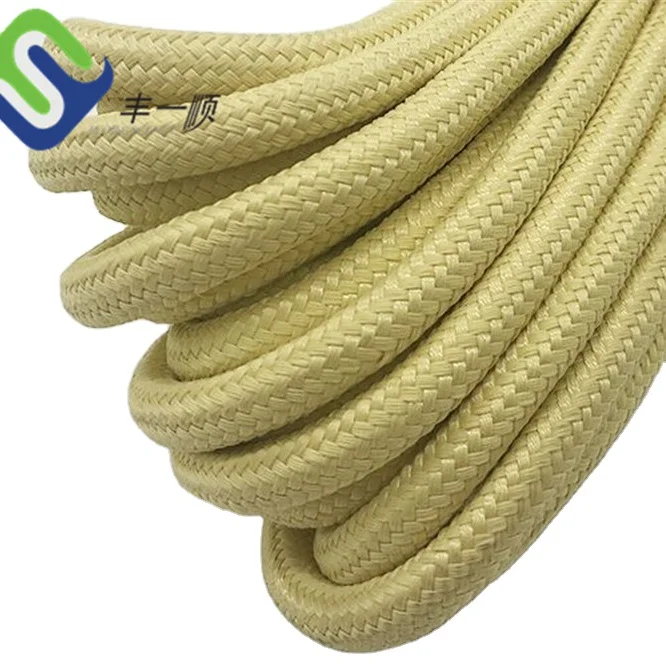 1-20mm Diameter High Strength Fireproof Aramid Rope Braided Outdoor Climbing Rope