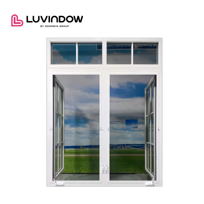 Top 5 Best NFRC Certified High-End European Style Tilt Turn Aluminum Window Energy Efficient Modern Wooden Swing for California