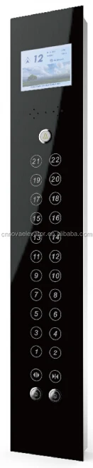 low price elevator Push Button Glass Type Elevator Cop Lop elevator Cop Lop Panel