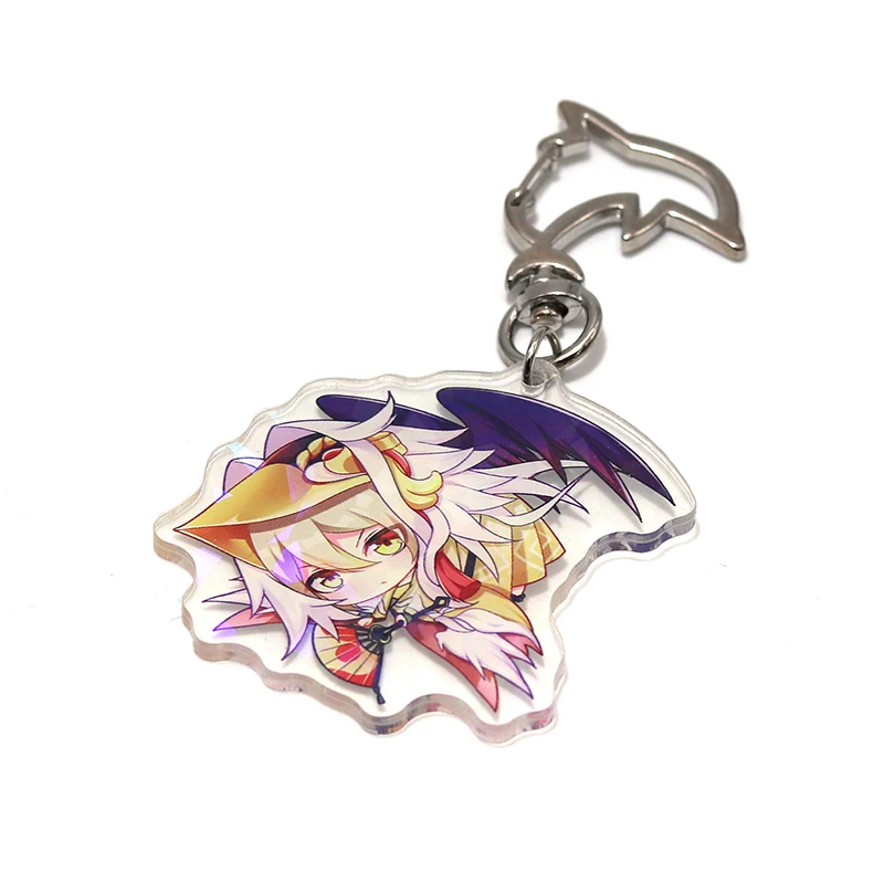 Manufacturing Printing Wholesale Custom Design Epoxy Resin Cute Shine Acrylic Keychain Machine As Promotional Gifts