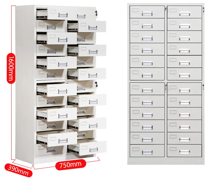 Home office furniture can be converted into 24 drawer file information steel cabinet
