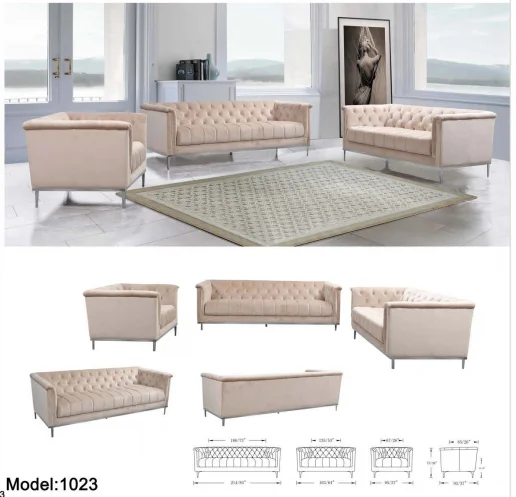 Luxury modern living furniture furniture American style chesterfield fabric comfortable furniture home room soho tufted sofa