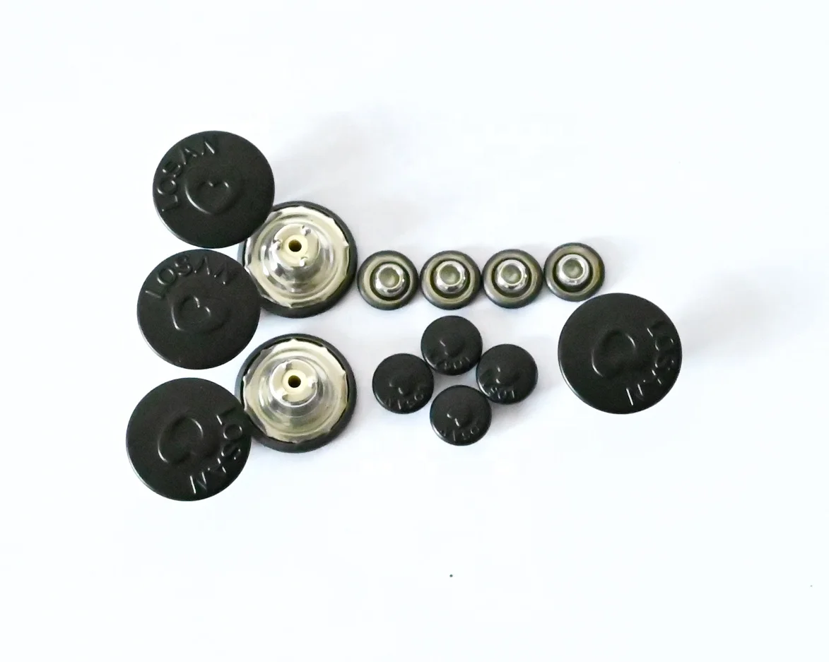 High quality rivets custom logo zamak tack denim buttons Jacket zinc alloy jeans button metal custom jean buttons for jeans