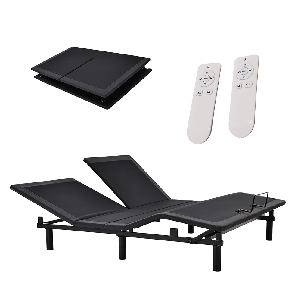 Meisemobel latest double bed designs adjustable bed base electric bed frame split king size smart furniture for home & hotel