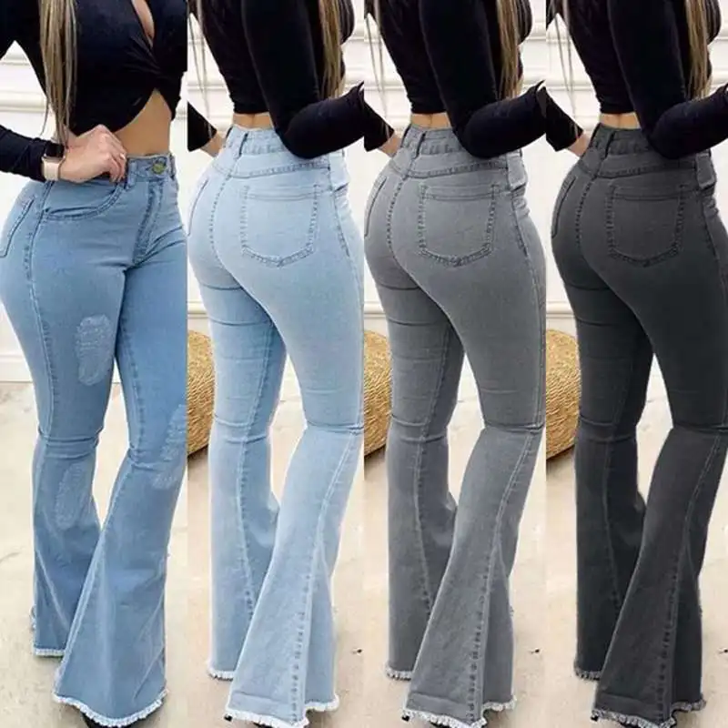 Женские джинсы с высокой талией