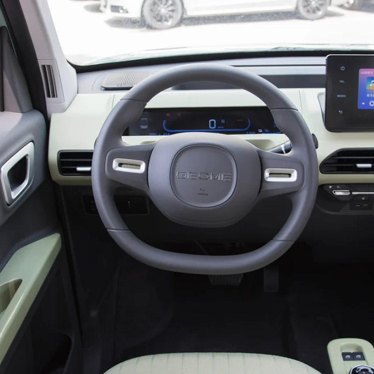 2023 New Style Geely Mini EV Car Pure Electric for Family or Taxi 4 Seats Vehicle