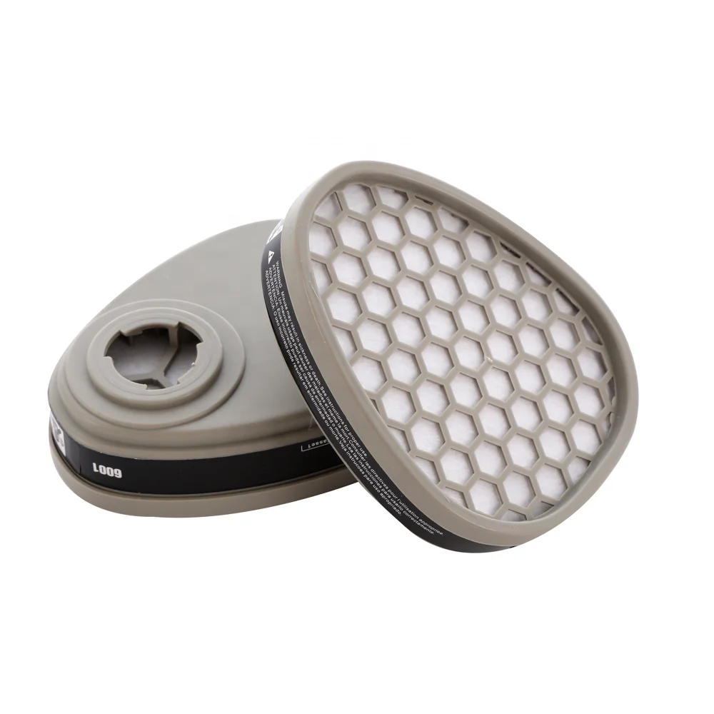 6001 Hot Sale gas organic vapor filter element activated carbon for half face gas mask 6200 6800 gas mask 7502 6502QL