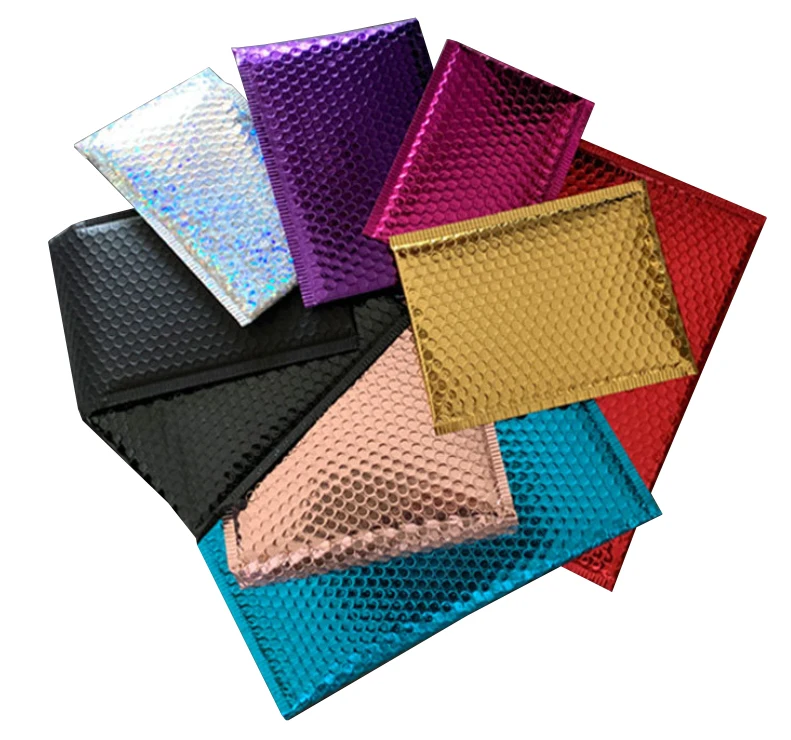 Free sample Bubble Envelope Bags with Logo Printed Padded Shipping Envelopes With Bubble Mailing Bag for Online Clothing Store