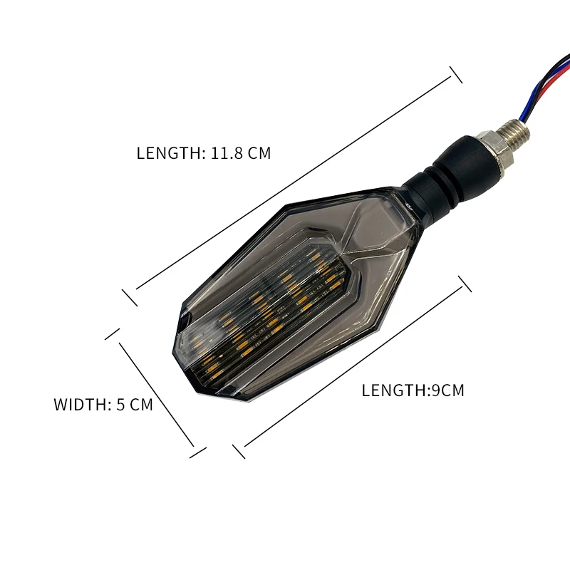 Motorcycle refitted led turn light cold light driving light small monster large displacement nk150 warning light