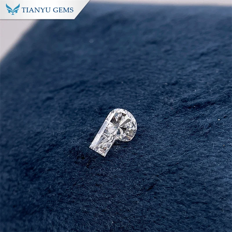 Tianyu gems Lab Grown Diamond CVD DEF VVS1  Letter P  Loose Diamond Special Cut