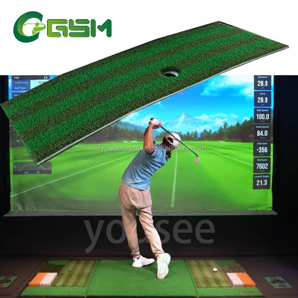 artificial grass for indoor golf practice greens impact mat 15x15