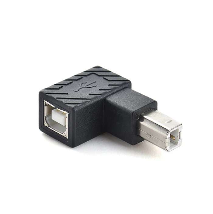 Адаптер для принтера 90 градусов USB 2 0 B Male к