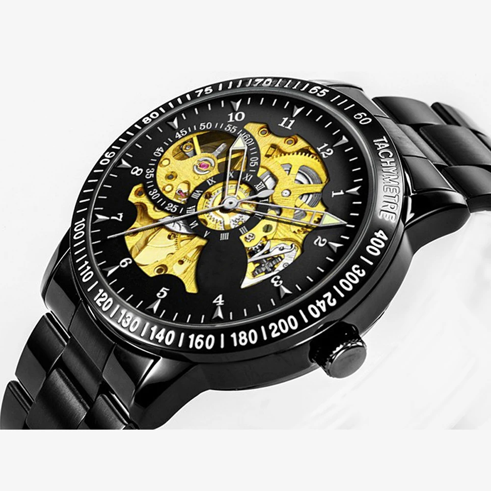 Luxury Fashion Top Mechanical Watch Sport Automatic Original Man Watch 2021 Water Proof Stainless Steel Zinc Alloy Latest Round