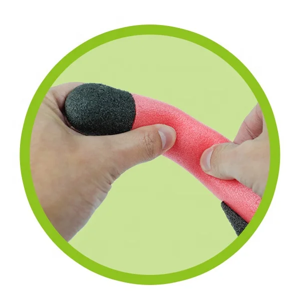 Six Shooter Foot Pedal Air Pressure Foam Toy Rocket Launcher for Kids