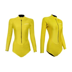 Custom Logo One Piece Front Zip Surfing Neoprene Women Bikini Short Wetsuit