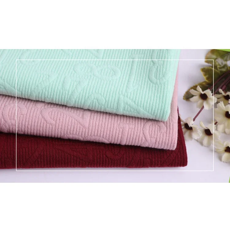 High quality polyester knitted rib jacquard knitted fabric furniture fabric wholesale