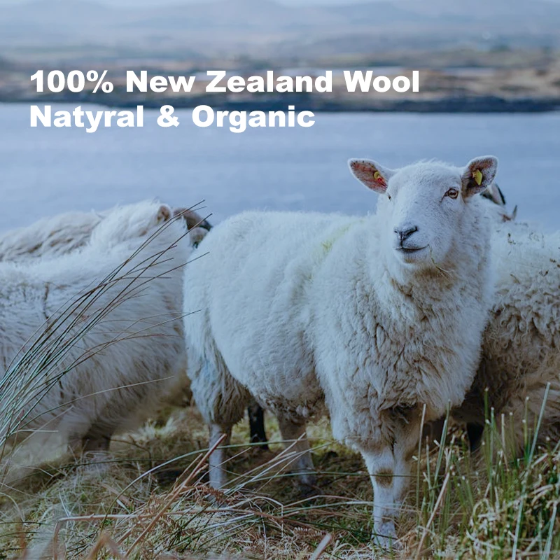 100% New Zealand Wool Organic Fabric Cute Softener XL Chemical Free eco-friendly Wool Dryer Ball