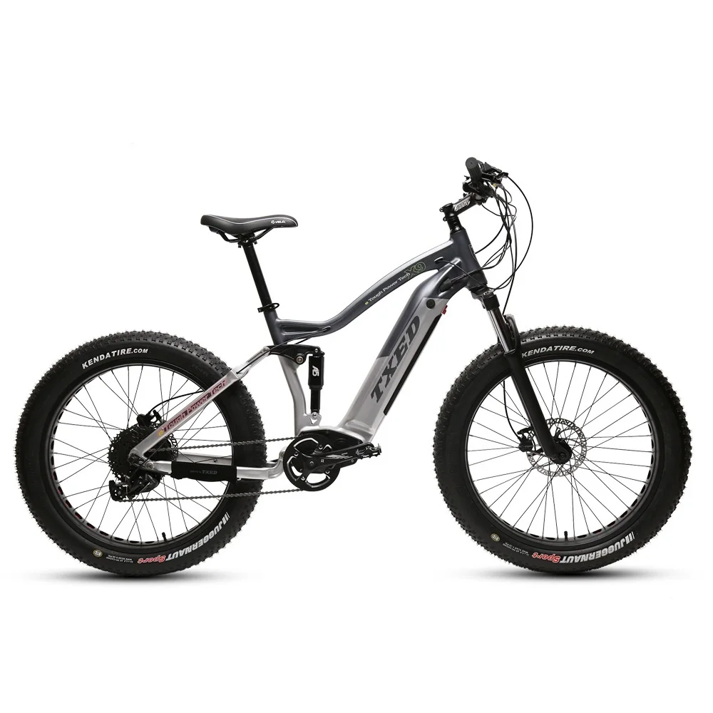 
750W full suspension electric fat bike 