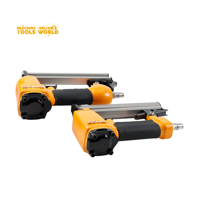 DINGQI F50 Direct 18 Gauge Air Nails Gun 15-50mm Brad Nail Gun Pneumatic Brad Nailer Stapler Gun