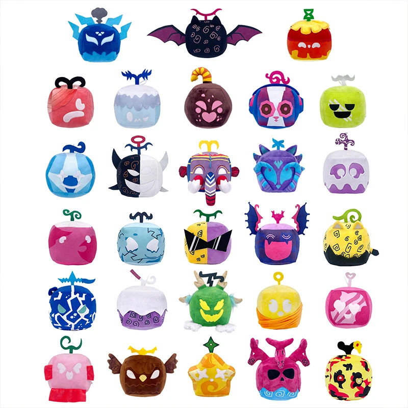 Забавный мультфильм Blox фрукты Peluches Аниме Мягкие игрушки плюшевый подарок на выпускной