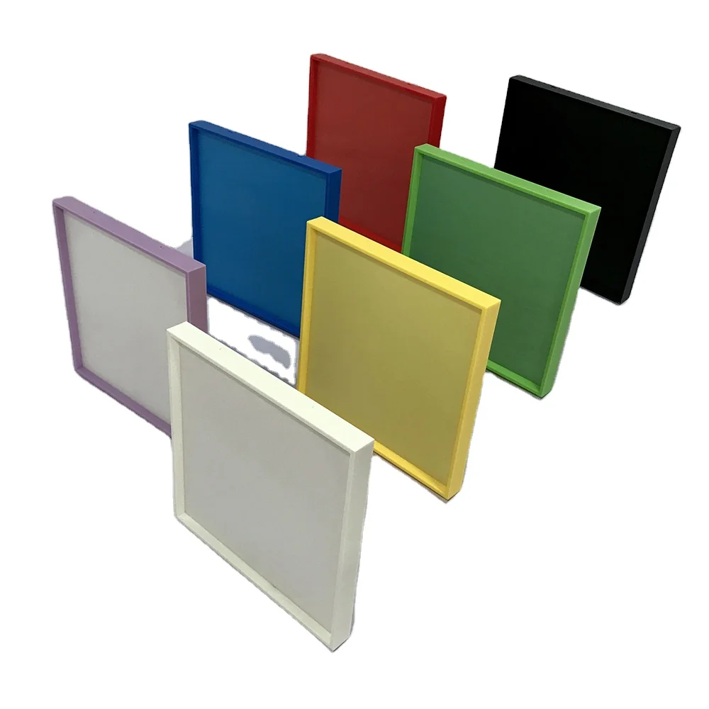 Hot Sale 8*8 Light DIY Wall Mounts Picture Wall Photo Frame Tile Photo Block Plastic Frame for Photo Wall