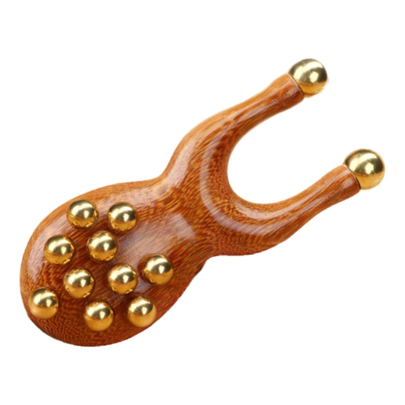 Copper Facial Gua Sha Massage Tool Nose And Eye Skin Care Meridian Dredging Acupoint Stick Facial Beauty Skin Lifting Tool