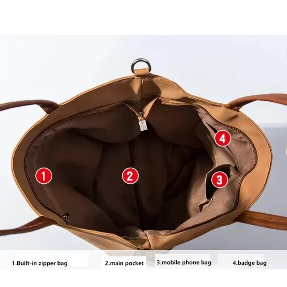 Wholesale Crossbody Bag Europe and America Fashion Women Bag Brown Tote Bag Shoulder Women Handbag