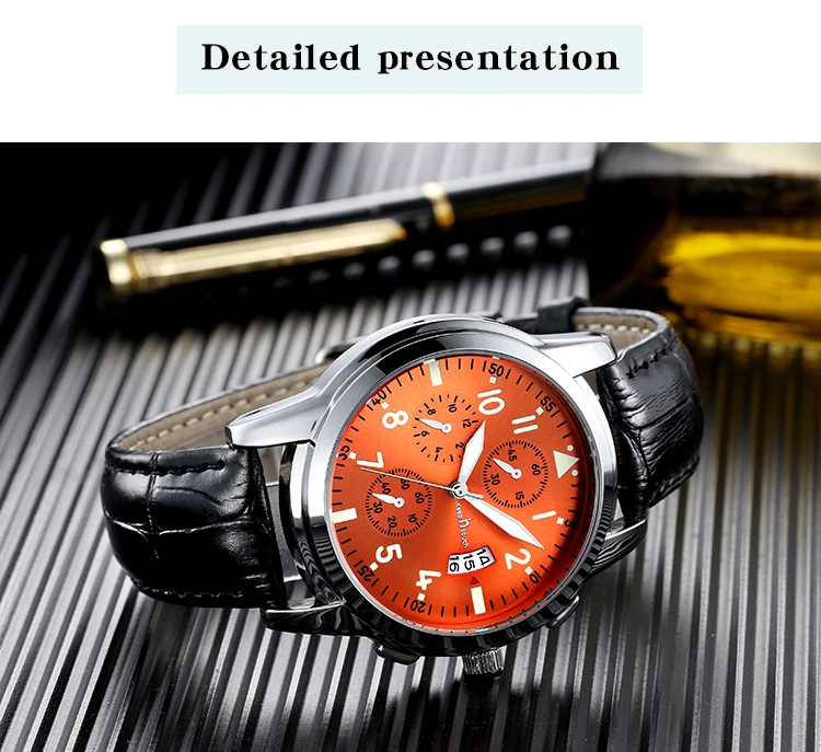 Chinese Wholesale Business Watches Waterproof Fashion Quartz Wrist Watch for men