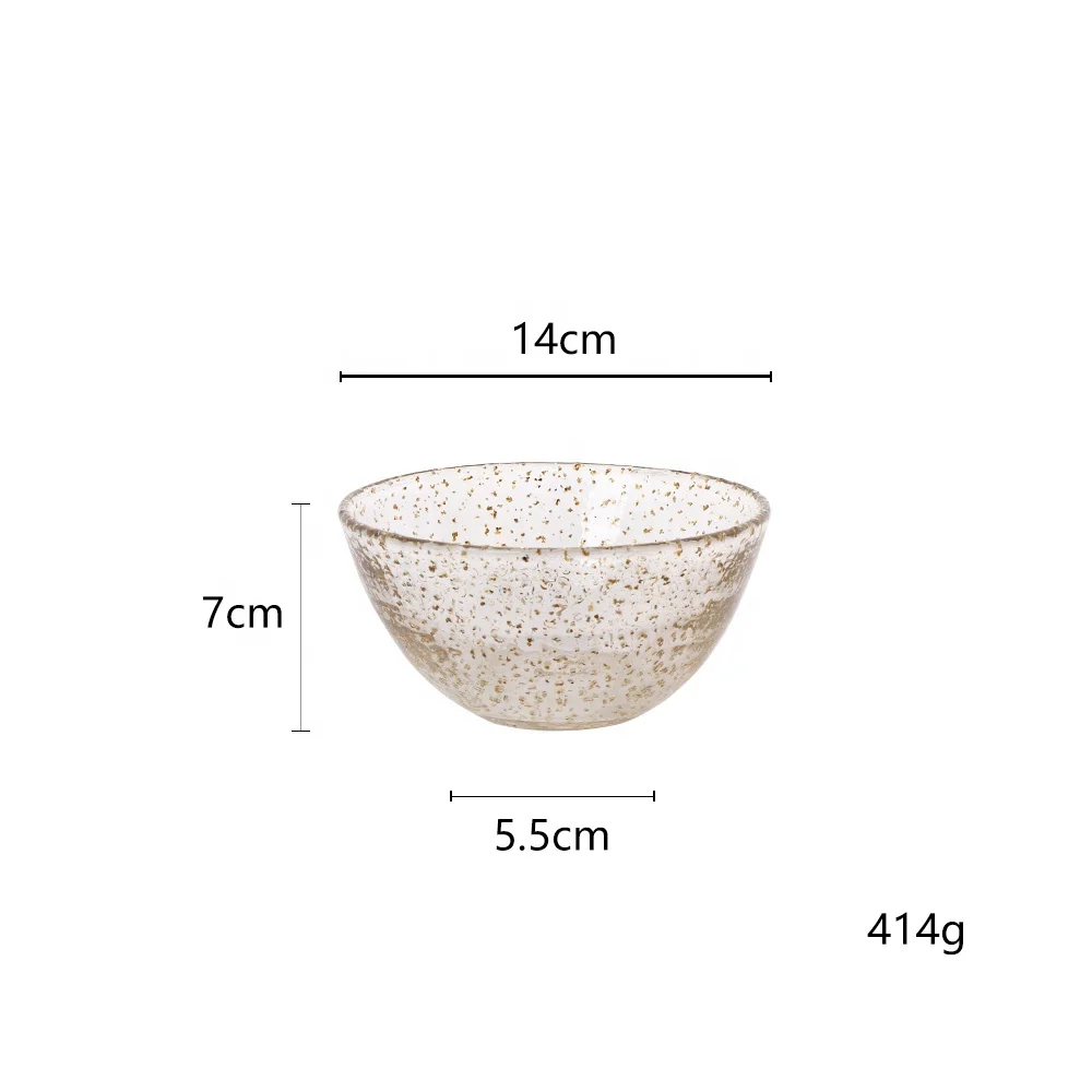 Telsen Wedding Gold Confetti Wine Glass Goblet Tumbler Carafe Pressed Glass Tableware