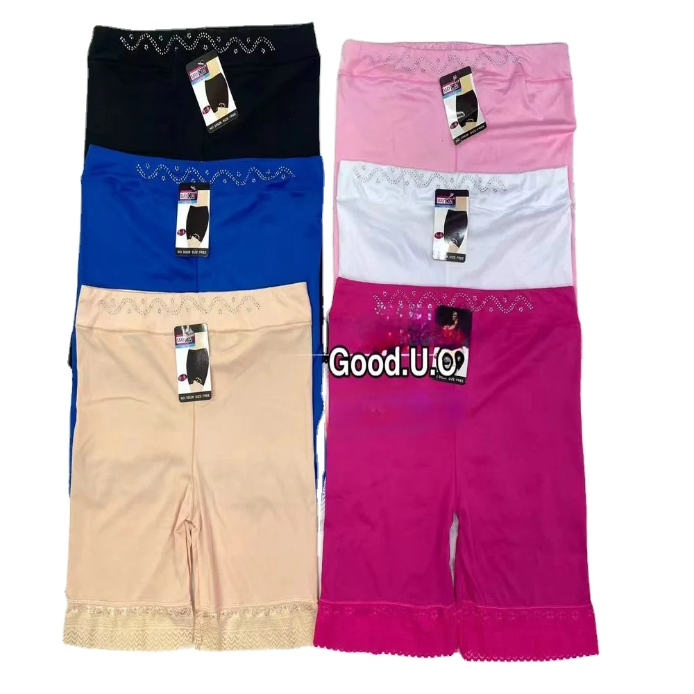 0.58 Dollar Model XMK037 Panties Plus Size Wholesale High Rise Briefs Soft Ladies Boxer Shorts For Women
