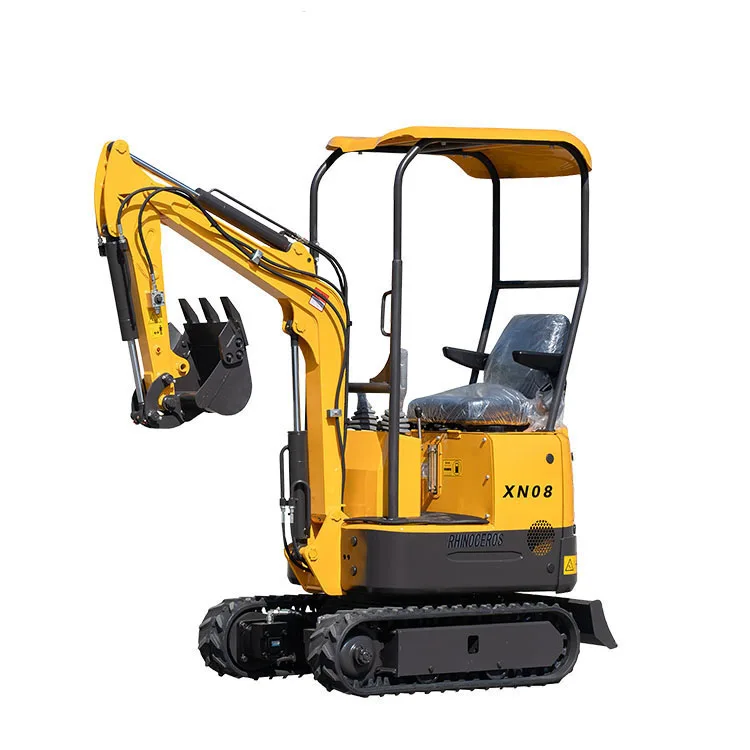 1 Ton Excavator Mini Digger Rhinoceros factory crawler excavator price