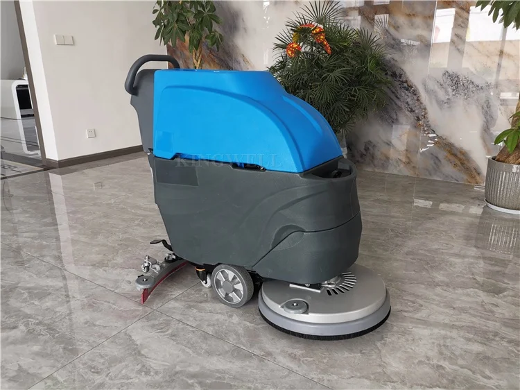 KINGWELL  Battery Powered Walk Behind Manual Floor Scrubber With CE Certificate for Europe
