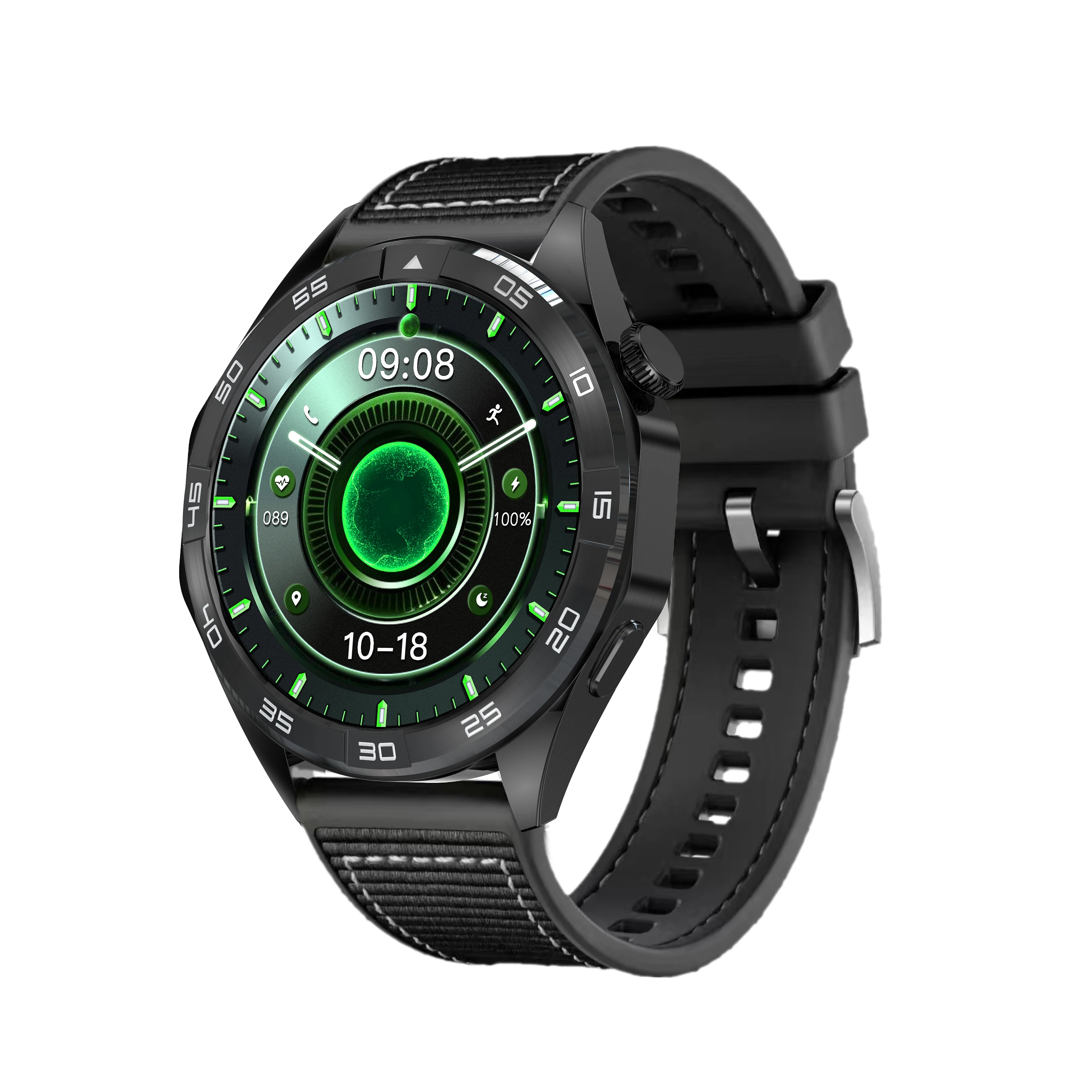 1.55 inch Dual BT Chip Call Blood Pressure Blood Oxygen Heart Rate EX105 Smart Bracelet Loud Speaker BT Music Call Smart Watch