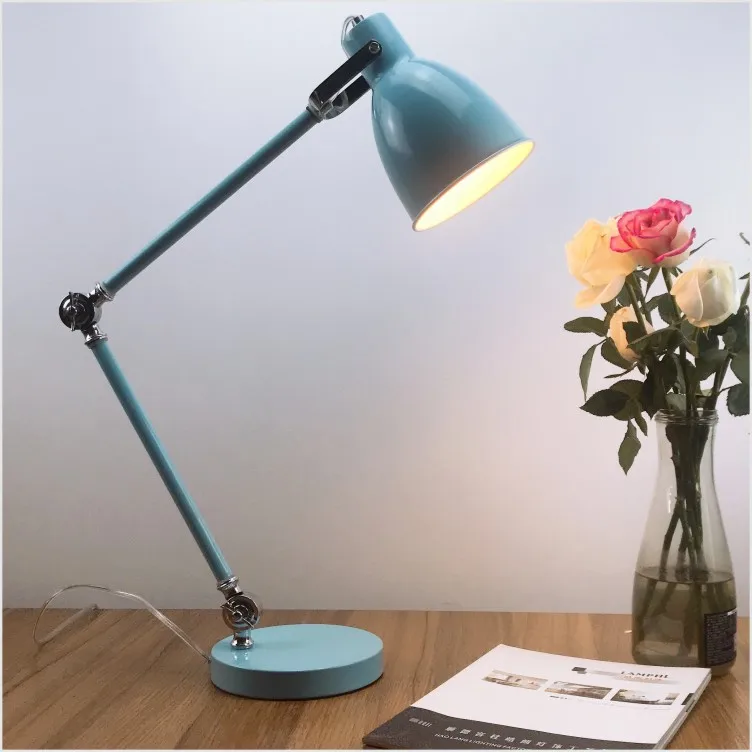 Eye-protecting lamp; Special long-arm foldable and telescopic lamp; Desk lamp for study room,painting desk