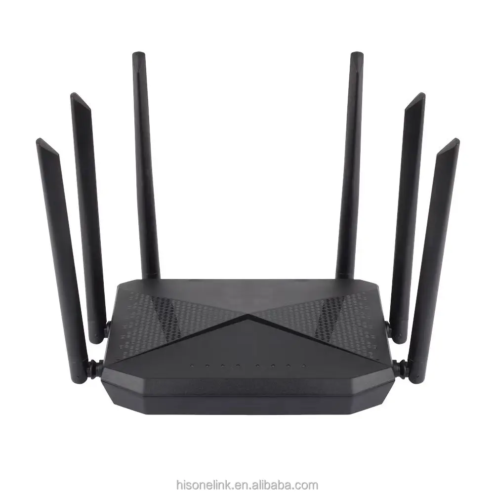 2023 New B618 4g wireless router 6 antennas fast speed 4g lte cpe router 300mbps 4 RJ45 4g wifi router with sim card slot