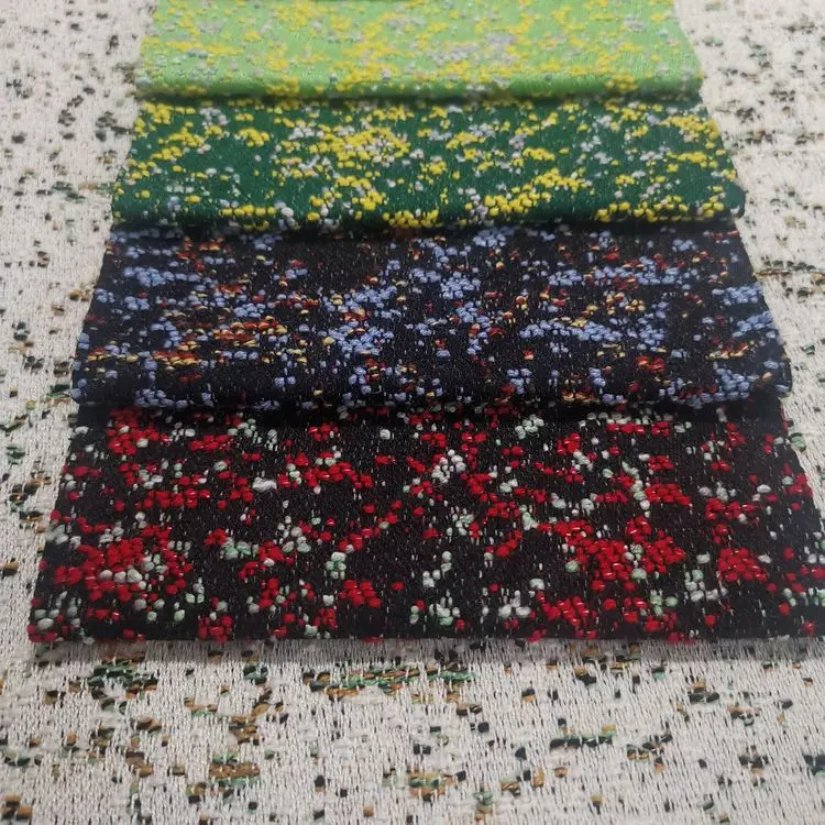 Fabric Textile Raw Material Tweed Fabric Upholstery Fabric Jacquard For Cassina Chair