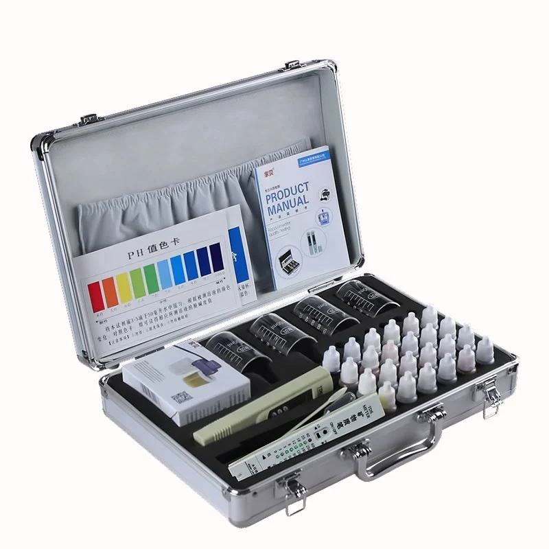 Top sale drinking water quality testing kit with reagent and meter, drinking water test kit for aquaculture