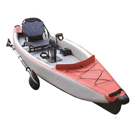 Surfking kayak with pedal drive inflatable fishing pedal kayak drop stitch canoe  for fishing