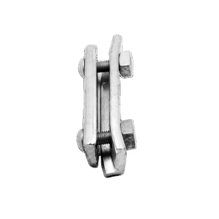 Chinese Manufacturer Pole Line Wire Clamp Custom Design OEM Iron Straight 3 Bolt Suspension Clamp