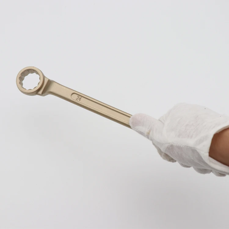 Explosion-Proof Dual-Purpose Wrench Kit Non-Sparking Tool Aluminum Bronze Pure Copper Machine Repair Ring spanner 6*7-60*70mm