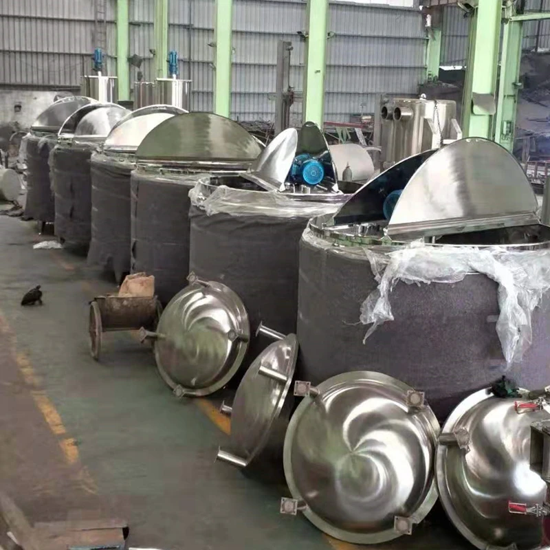 steam jacketed tank stainless steel syrup tank