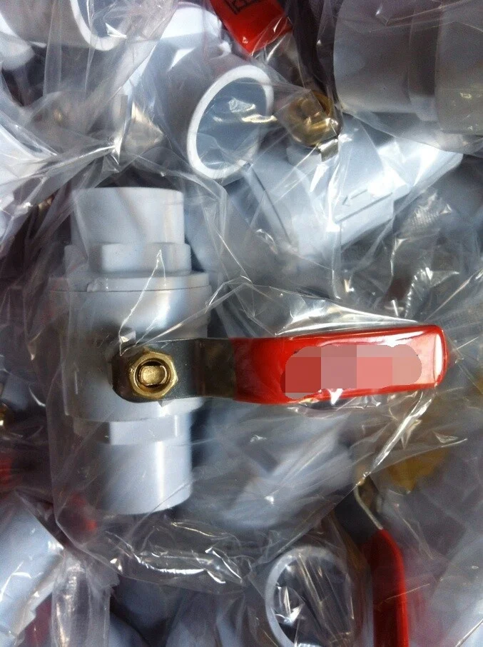 plastic pvc ball valve iron handle /ss handle for vietnam (BD-07)