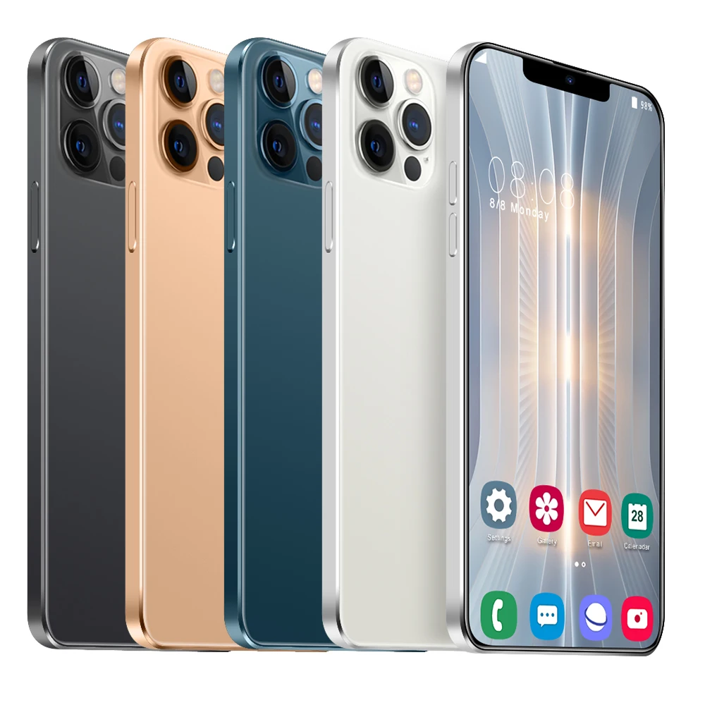 I13 PRO MAX 6.5inch  Mobile Android Smartphone 4 Core Full screen Large Capacity Batter Cell Phones