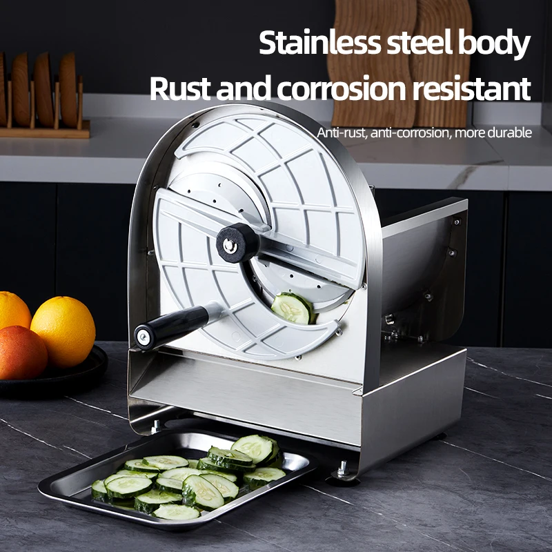 Commercial Fruit Vegetable Stainless Steel Slicer Machine potato thin slice chip cutting machine Chopper Banana Slicer Machine
